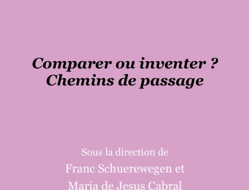 F. Shuerewegen et M. de Jesus Cabral (dir.), Comparer ou inventer ? Chemins de passage (2023)